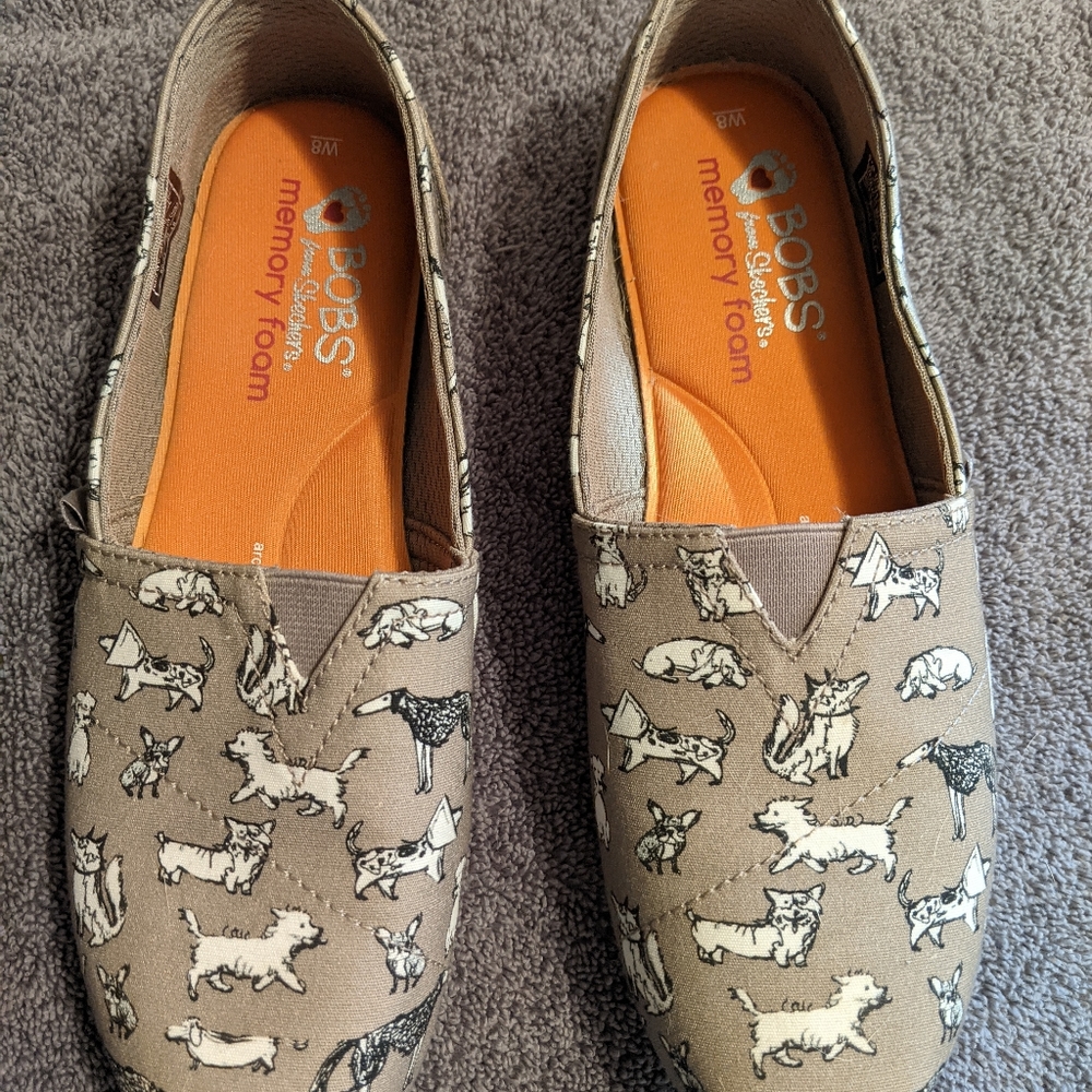 Bob's from Skechers memory foam, size 8